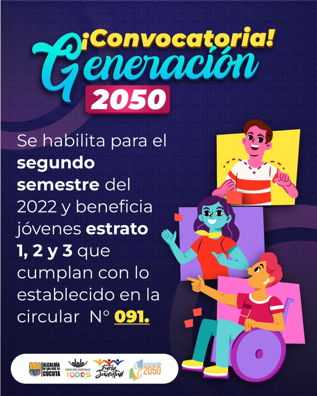 LA ALCALDÍA DE CÚCUTA ABRE LA CUARTA CONVOCATORIA PARA BECAS ‘GENERACIÓN 2050’ »