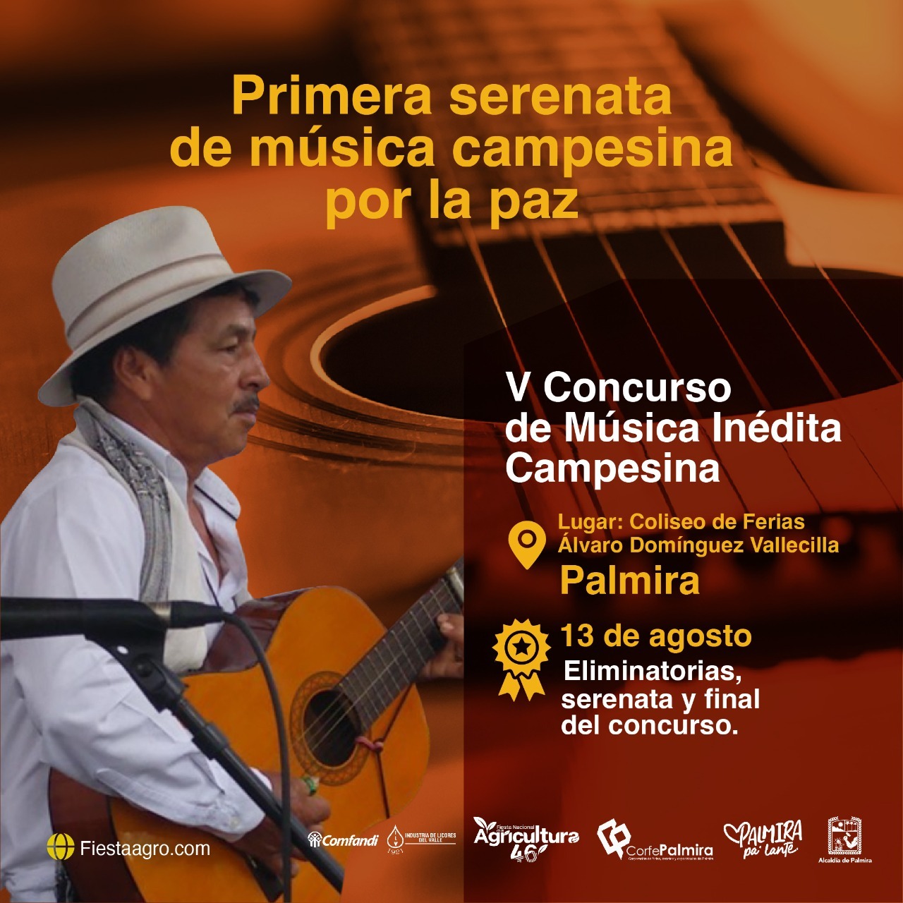 La Fiesta Nacional de la Agricultura tendrá una serenata campesina por la paz