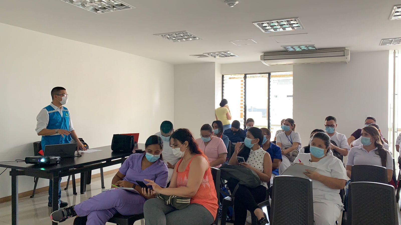 Trabajadores de la salud de Palmira fueron capacitados para atender casos de viruela símica