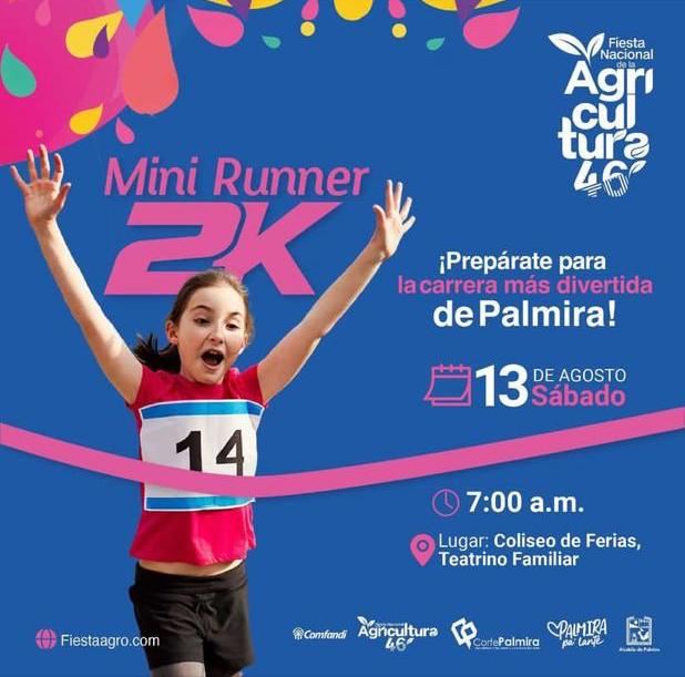 ¡Prepárate para la carrera más divertida de Palmira, Mini Runner 2K!